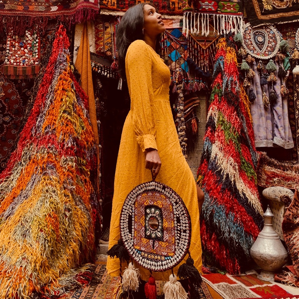 Mustard Yellow Long Sleeve Dress